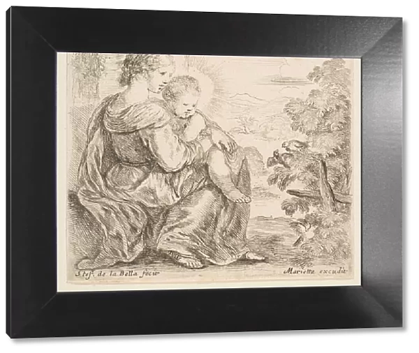 Virgin and Christ Child, 1641. Creator: Stefano della Bella