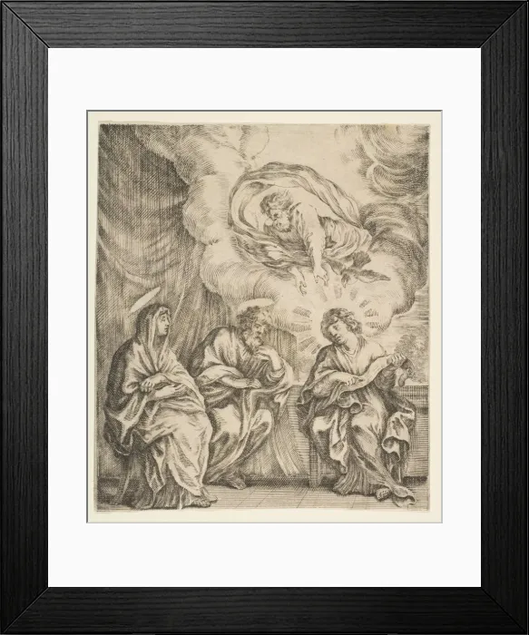 Framed Print : Child Jesus Explaining the Scriptures to His Mother and St. Joseph, ca. 1627 Framed Print : Child Jesus Explaining the Scriptures to His Mother and St. Joseph, ca. 1627
