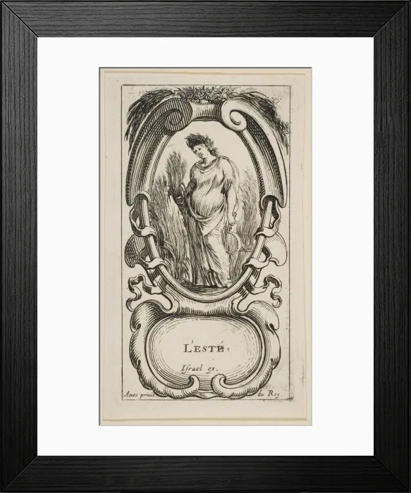 Framed Print : Summer (L Ete), from The Four Seasons, ca. 1641. Creator: Stefano della Bella Framed Print : Summer (L Ete), from The Four Seasons, ca. 1641. Creator: Stefano della Bella