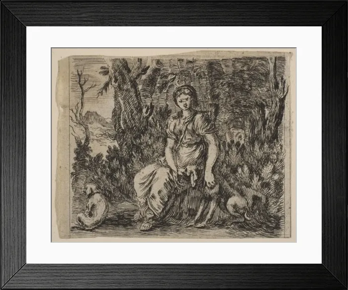 Framed Print : Diana, from Game of Mythology (Jeu de la Mythologie), 1644 Framed Print : Diana, from Game of Mythology (Jeu de la Mythologie), 1644