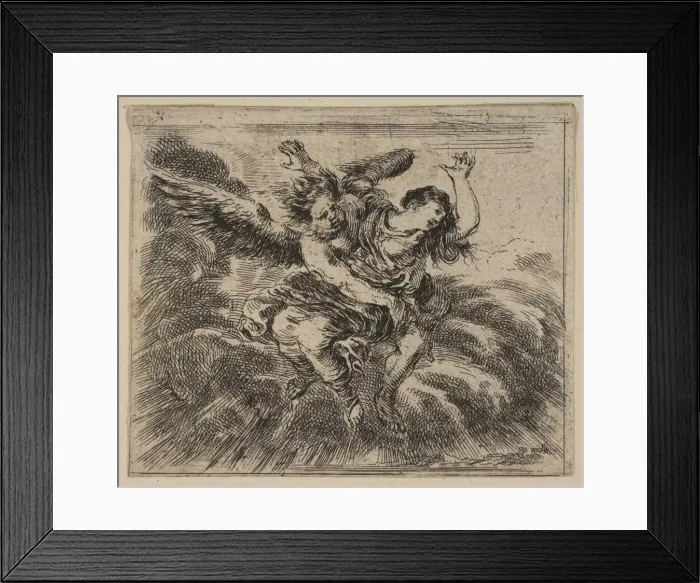 Framed Print : Boreas and Oreithyia, from Game of Mythology (Jeu de la Mythologie), 1644 Framed Print : Boreas and Oreithyia, from Game of Mythology (Jeu de la Mythologie), 1644