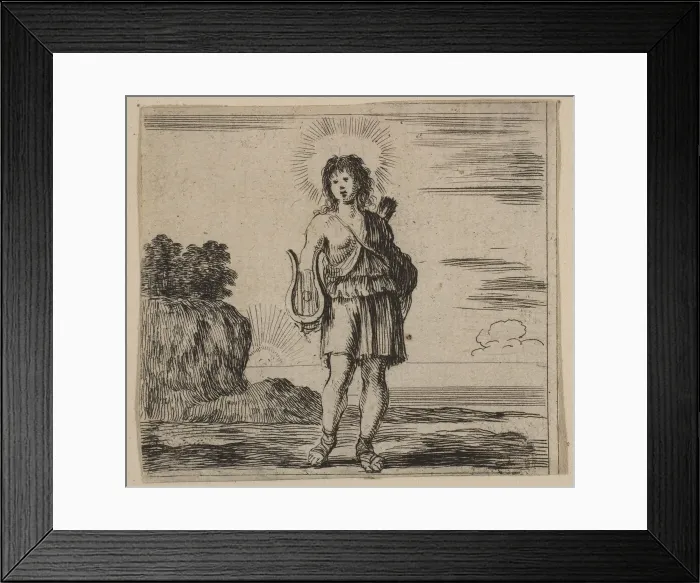 Framed Print : Apollo, from Game of Mythology (Jeu de la Mythologie), 1644 Framed Print : Apollo, from Game of Mythology (Jeu de la Mythologie), 1644