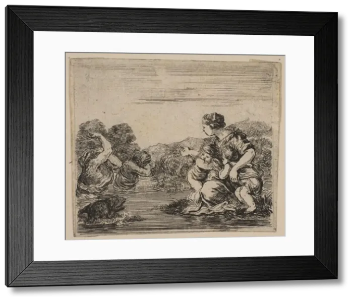 Framed Print : Latona, from Game of Mythology (Jeu de la Mythologie), 1644 Framed Print : Latona, from Game of Mythology (Jeu de la Mythologie), 1644