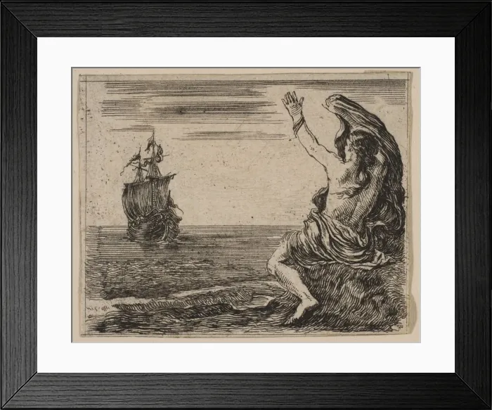 Framed Print : Theseus and Ariadne, from Game of Mythology (Jeu de la Mythologie), 1644 Framed Print : Theseus and Ariadne, from Game of Mythology (Jeu de la Mythologie), 1644