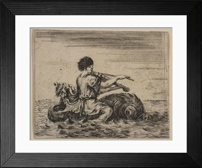 Framed Print : Arion, from Game of Mythology (Jeu de la Mythologie), 1644 Framed Print : Arion, from Game of Mythology (Jeu de la Mythologie), 1644
