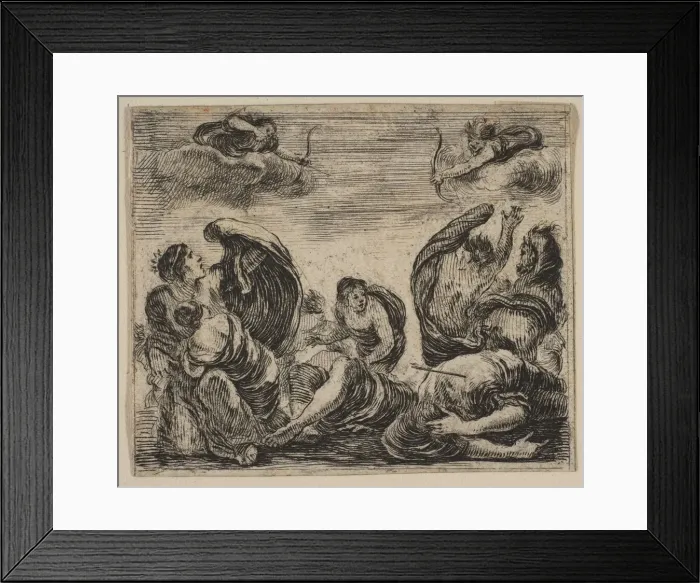 Framed Print : Niobe, from Game of Mythology (Jeu de la Mythologie), 1644 Framed Print : Niobe, from Game of Mythology (Jeu de la Mythologie), 1644