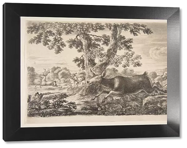 Deer hunt, from Animal hunts (Chasses adifferents animaux), ca. 1654