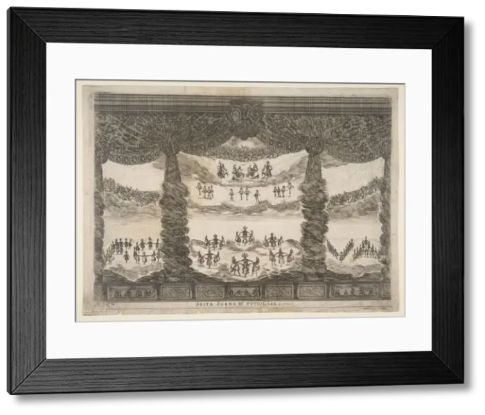 Framed Print : Sixth scene, the heavens, from The marriage of the gods (Le nozze degli Dei), 1637 Framed Print : Sixth scene, the heavens, from The marriage of the gods (Le nozze degli Dei), 1637