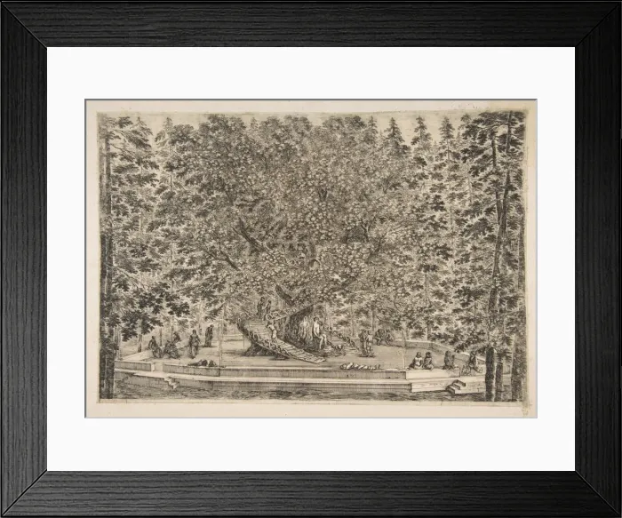 Framed Print : The Tree House at Pratolino, ca. 1653. Creator: Stefano della Bella Framed Print : The Tree House at Pratolino, ca. 1653. Creator: Stefano della Bella