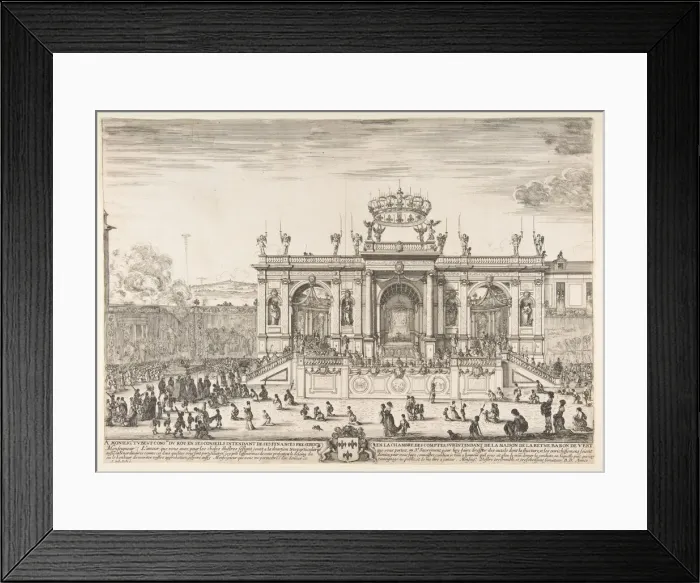 Framed Print : The Procession of the Holy Sacrament, ca. 1648. Creator: Stefano della Bella Framed Print : The Procession of the Holy Sacrament, ca. 1648. Creator: Stefano della Bella