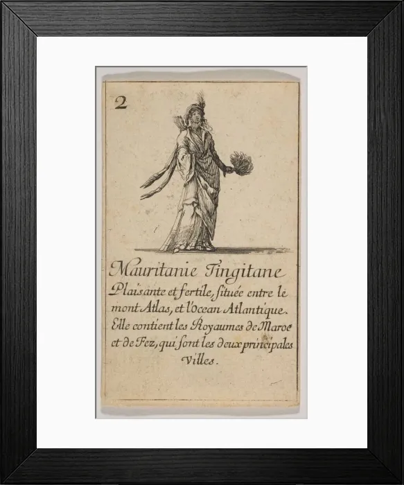 Framed Print : Mauritanie, 1644. Creator: Stefano della Bella Framed Print : Mauritanie, 1644. Creator: Stefano della Bella