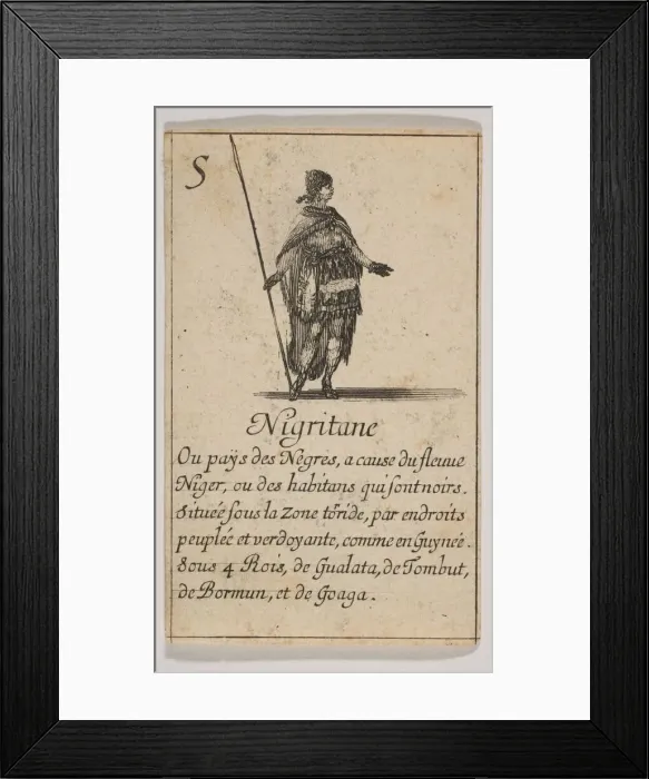 Framed Print : Nigritane, 1644. Creator: Stefano della Bella Framed Print : Nigritane, 1644. Creator: Stefano della Bella