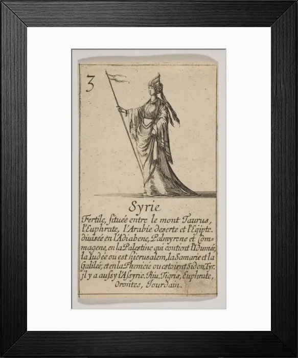 Framed Print : Syrie, 1644. Creator: Stefano della Bella Framed Print : Syrie, 1644. Creator: Stefano della Bella