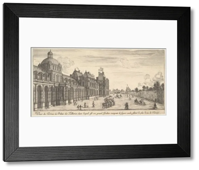 Framed Print : View of the dome of the Palace of the Tuilleries, from Various views of remarkable pla Framed Print : View of the dome of the Palace of the Tuilleries, from Various views of remarkable pla