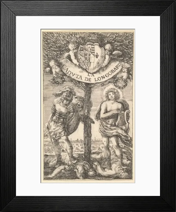 Framed Print : Frontispiece for The Fall of Longobardi (La Caduta de Longobardi) Framed Print : Frontispiece for The Fall of Longobardi (La Caduta de Longobardi)