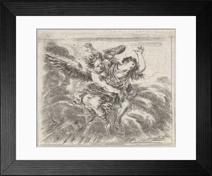 Framed Print : Boreas and Orithyia, from Game of Mythology (Jeu de la Mythologie), 1644 Framed Print : Boreas and Orithyia, from Game of Mythology (Jeu de la Mythologie), 1644