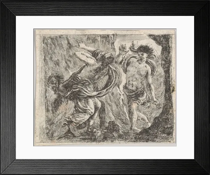 Framed Print : Orpheus and Eurydice, from Game of Mythology (Jeu de la Mythologie), 1644 Framed Print : Orpheus and Eurydice, from Game of Mythology (Jeu de la Mythologie), 1644