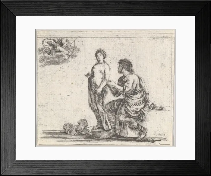 Framed Print : Pygmalion, from Game of Mythology (Jeu de la Mythologie), 1644 Framed Print : Pygmalion, from Game of Mythology (Jeu de la Mythologie), 1644