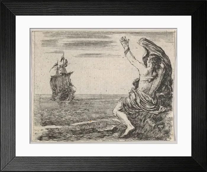 Framed Print : Theseus and Ariadne, from Game of Mythology (Jeu de la Mythologie), 1644 Framed Print : Theseus and Ariadne, from Game of Mythology (Jeu de la Mythologie), 1644