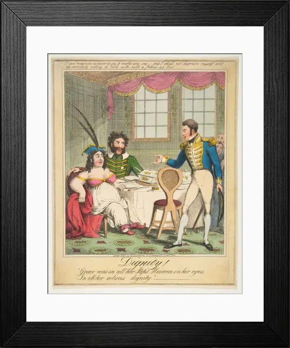 Framed Print : Dignity! - Grace was in all her Steps. Heaven in her eyes, In all her actions di Framed Print : Dignity! - Grace was in all her Steps. Heaven in her eyes, In all her actions di