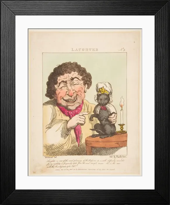 Framed Print : Laughter, January 21, 1800. Creator: Thomas Rowlandson Framed Print : Laughter, January 21, 1800. Creator: Thomas Rowlandson
