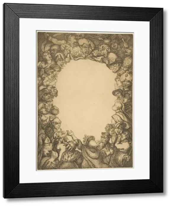 Framed Print : Title Page, The Caricature Magazine, or Mirror of Mirth, November 1808 Framed Print : Title Page, The Caricature Magazine, or Mirror of Mirth, November 1808