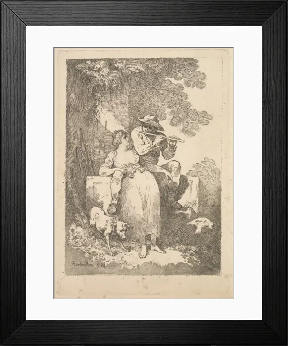 Framed Print : Rest from Labour on Sunny Days, 1784-87. Creator: Thomas Rowlandson Framed Print : Rest from Labour on Sunny Days, 1784-87. Creator: Thomas Rowlandson