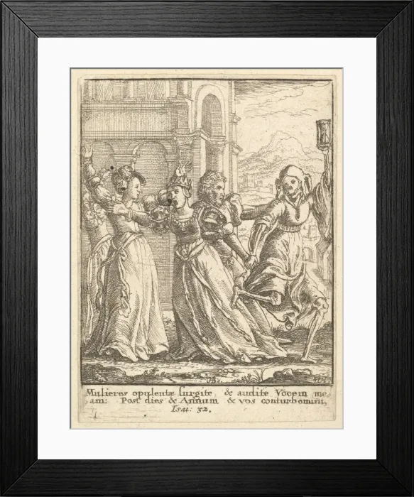 Framed Print : Queen, from the Dance of Death, 1651. Creator: Wenceslaus Hollar Framed Print : Queen, from the Dance of Death, 1651. Creator: Wenceslaus Hollar