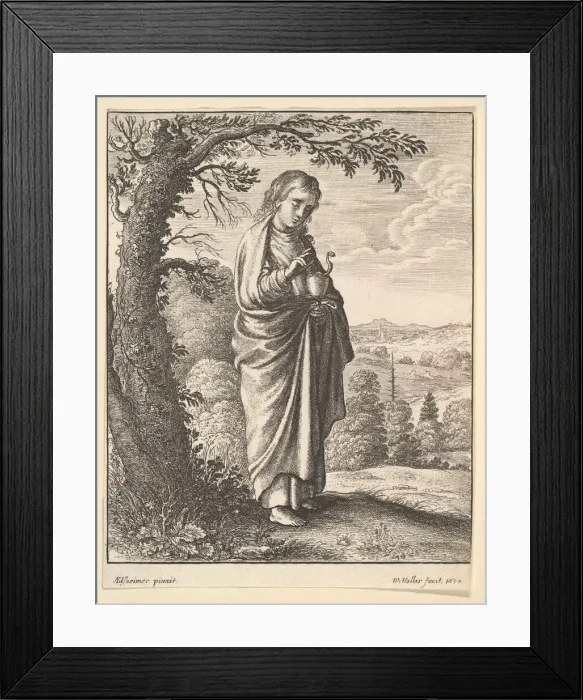 Framed Print : St. John the Evangelist, 1650. Creator: Wenceslaus Hollar Framed Print : St. John the Evangelist, 1650. Creator: Wenceslaus Hollar