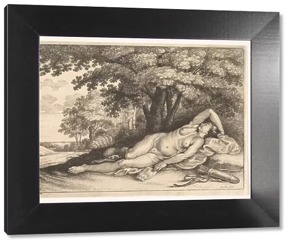 Sleeping Huntress, 1625-77. Creator: Paulus Potter