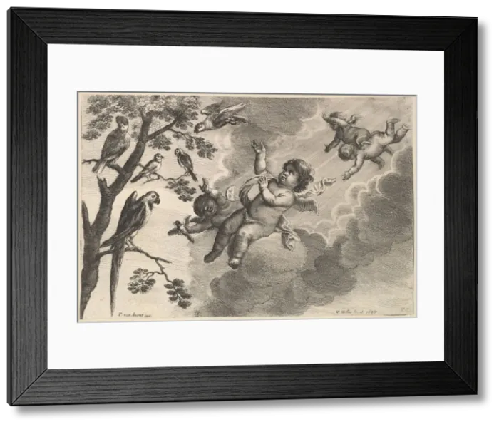 Framed Print : Air (The Four Elements), ca. 1647. Creator: Wenceslaus Hollar Framed Print : Air (The Four Elements), ca. 1647. Creator: Wenceslaus Hollar