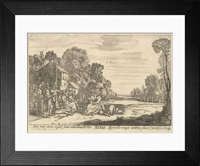 Framed Print : Summer, 1629. Creator: Wenceslaus Hollar Framed Print : Summer, 1629. Creator: Wenceslaus Hollar