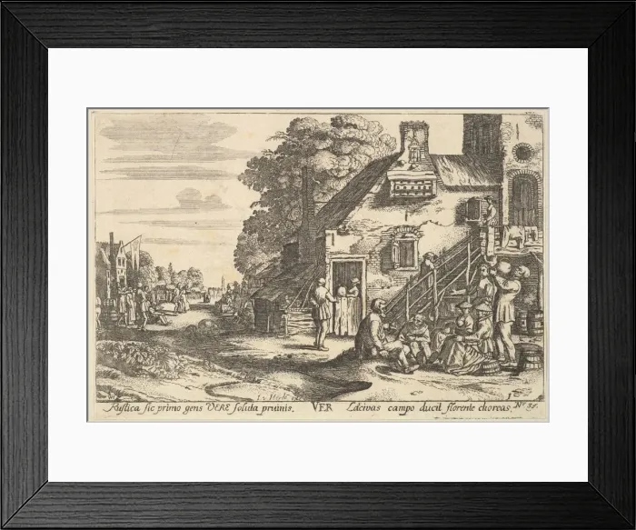 Framed Print : Spring, 1629. Creator: Wenceslaus Hollar Framed Print : Spring, 1629. Creator: Wenceslaus Hollar