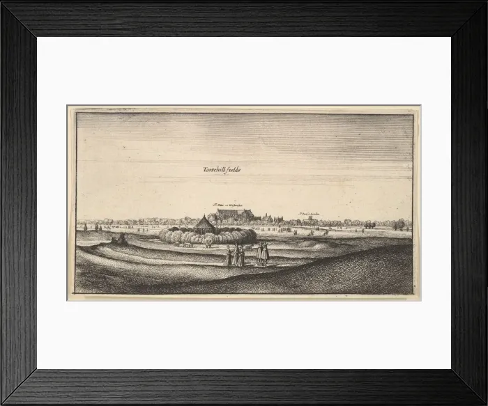 Framed Print : Tootehill fields (Amoenissimi aliquot locorum... Prospectus), 1625-77 Framed Print : Tootehill fields (Amoenissimi aliquot locorum... Prospectus), 1625-77