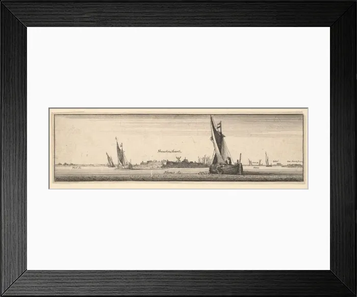 Framed Print : Schenkenschanz, 1642-1644. Creator: Wenceslaus Hollar Framed Print : Schenkenschanz, 1642-1644. Creator: Wenceslaus Hollar