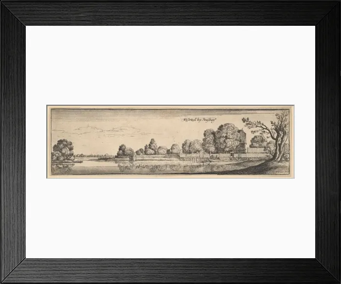 Framed Print : Strasbourg: The Toll House, 1625-77. Creator: Wenceslaus Hollar Framed Print : Strasbourg: The Toll House, 1625-77. Creator: Wenceslaus Hollar