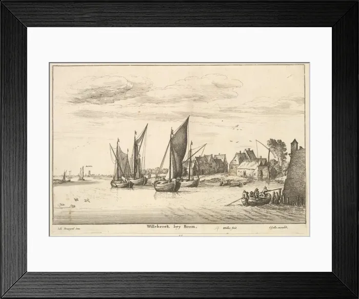 Framed Print : Willebroeck bey Boom, 1651. Creator: Unknown Framed Print : Willebroeck bey Boom, 1651. Creator: Unknown