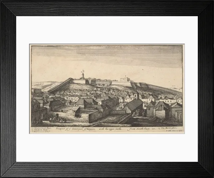 Framed Print : Prospect of the inner part of Tangier, ca. 1670. Creator: Wenceslaus Hollar Framed Print : Prospect of the inner part of Tangier, ca. 1670. Creator: Wenceslaus Hollar