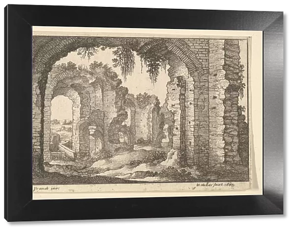 Roman Ruins, 1673. Creator: Wenceslaus Hollar