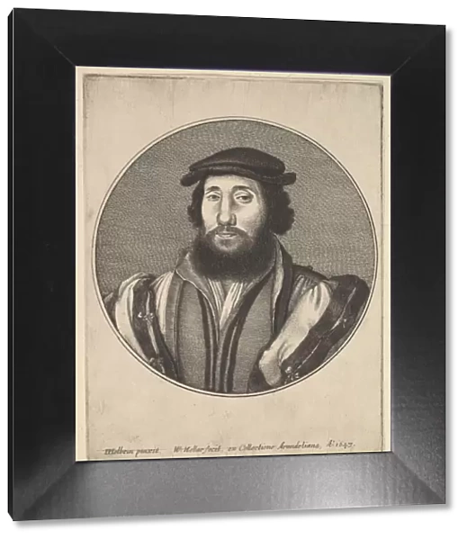 Bearded Man, 1647. Creator: Wenceslaus Hollar