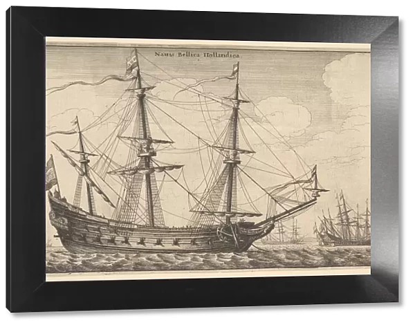 Dutch Warship, 1647. Creator: Wenceslaus Hollar