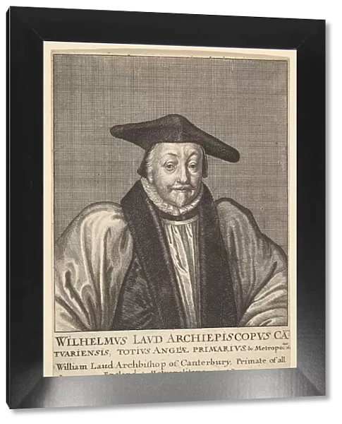 William Laud, Archbishop of Canterbury, 1641. Creator: Wenceslaus Hollar