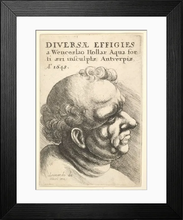 Framed Print : Title Page, Diversae Effigies, 1648. Creator: Wenceslaus Hollar Framed Print : Title Page, Diversae Effigies, 1648. Creator: Wenceslaus Hollar