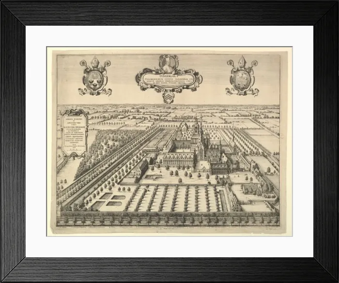 Framed Print : Tongerloo, 1659. Creator: Wenceslaus Hollar Framed Print : Tongerloo, 1659. Creator: Wenceslaus Hollar