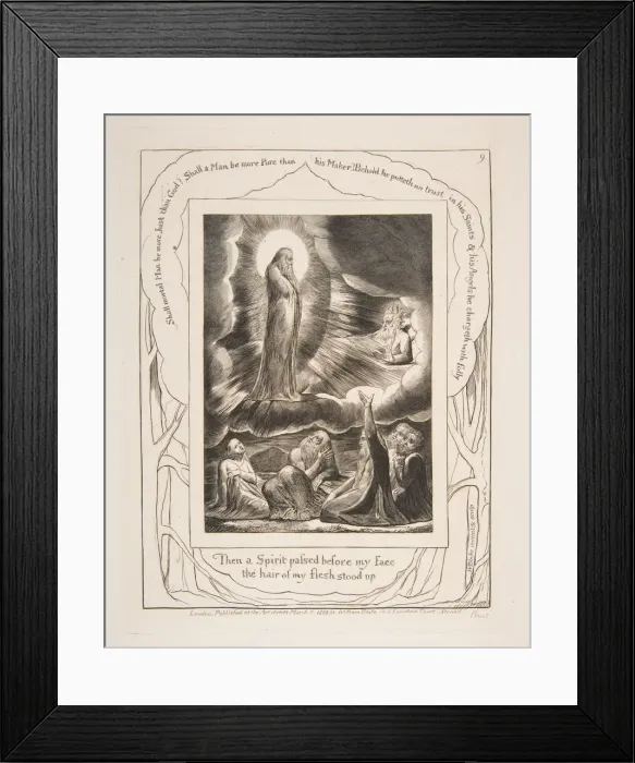 Framed Print : The Vision of Eliphaz, from Illustrations of the Book of Job, 1825-26 Framed Print : The Vision of Eliphaz, from Illustrations of the Book of Job, 1825-26