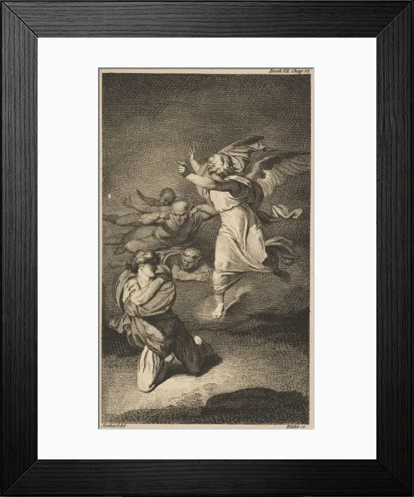 Framed Print : Clarences Dream (Shakespeare, Richard III, Act 1, Scene 4), 1774. Creator: William Blake Framed Print : Clarences Dream (Shakespeare, Richard III, Act 1, Scene 4), 1774. Creator: William Blake
