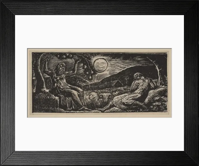 Framed Print : Thenot Under a Fruit Tree, from Thorntons Pastorals of Virgil, 1821 Framed Print : Thenot Under a Fruit Tree, from Thorntons Pastorals of Virgil, 1821