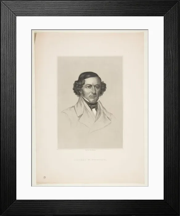 Framed Print : George W. Whistler, 1800-1849, 1841-60. Creator: William G Jackman Framed Print : George W. Whistler, 1800-1849, 1841-60. Creator: William G Jackman