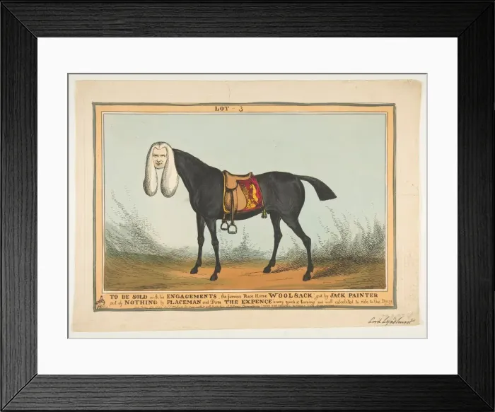 Framed Print : To Be Sold With All His Engagements-The Famous Race Horse Woolsack, June 29, 1829 Framed Print : To Be Sold With All His Engagements-The Famous Race Horse Woolsack, June 29, 1829