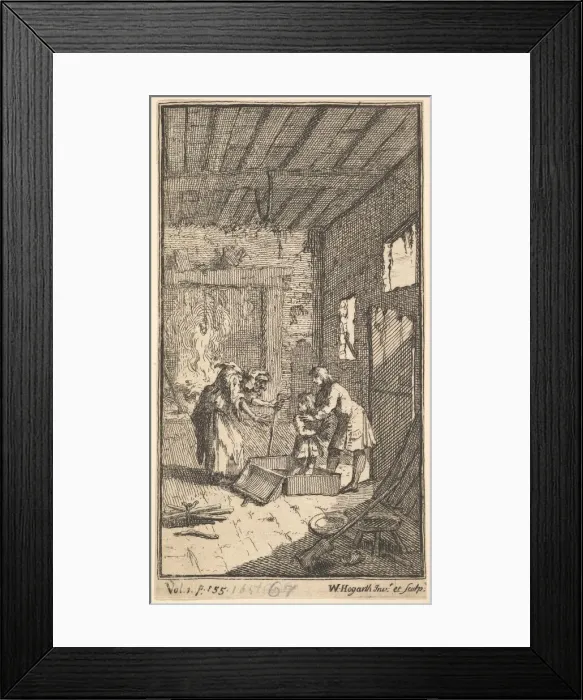 Framed Print : The New Metamorphosis, Plate 4: Invidiosa Releases Fantasio, 1724 Framed Print : The New Metamorphosis, Plate 4: Invidiosa Releases Fantasio, 1724